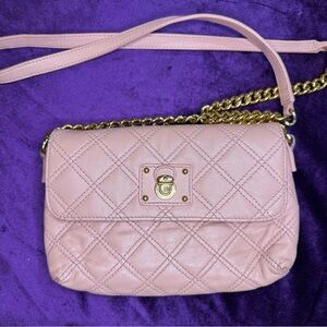 Marc Jacobs Pink Quilted Crossbody Bag